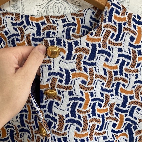 Vintage 60s Mod Festival Vest Top - Picture 4 of 7